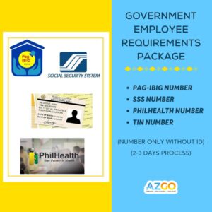 GOVERMENT EMPLOYEE REQUIREMENTS PACKAGE